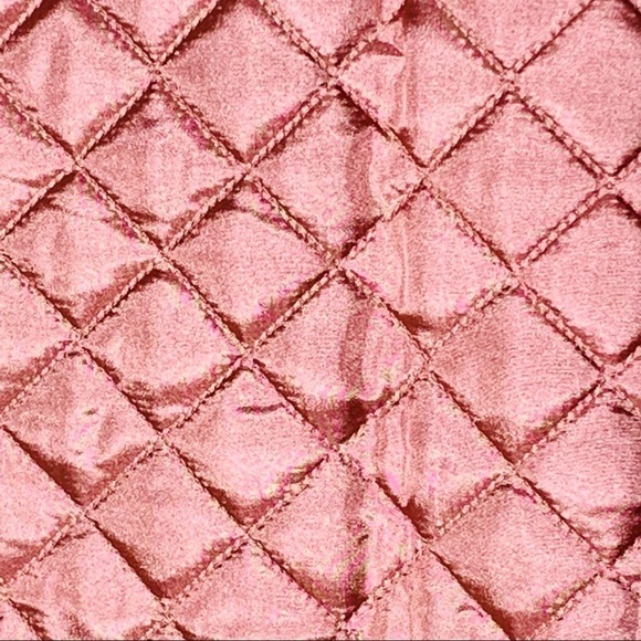 D&Co denim and company Reversible quilted/fuzzy vest women’s Large - Picture 5 of 8